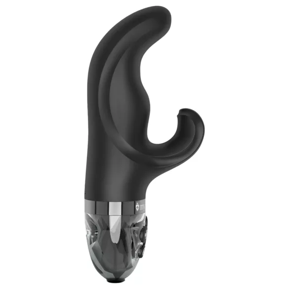 mystim Hop Hop Bob E-Stim - polnilni elektro vibrator (črna)
