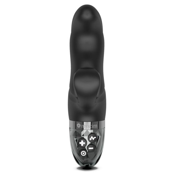 mystim Hop Hop Bob E-Stim - brezžični električni vibrator z nihajno roko (črn)