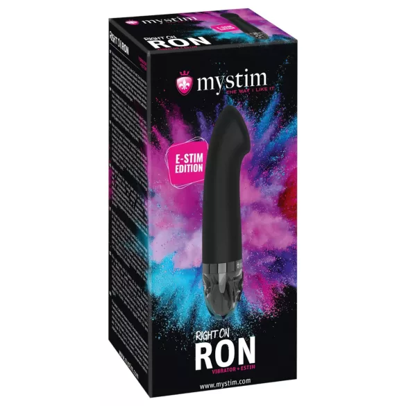mystim - elektro G-točka vibrator - črna
