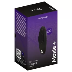   We-Vibe Moxie+ - pametni vibrator za klitoris na daljinsko upravljanje - črn