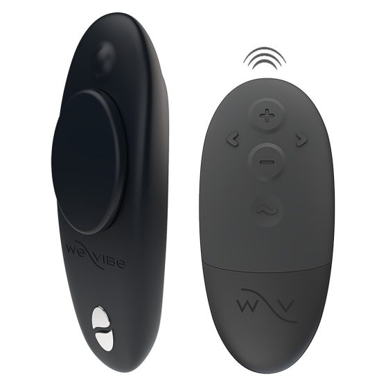 We-Vibe Moxie+ - Pametni klitoralni vibrator z radijskim nadzorom, ki ga je mogoče polniti (črn)