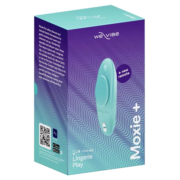We-Vibe Moxie+ - radijski, pametni klitoralni vibrator (turkizen)
