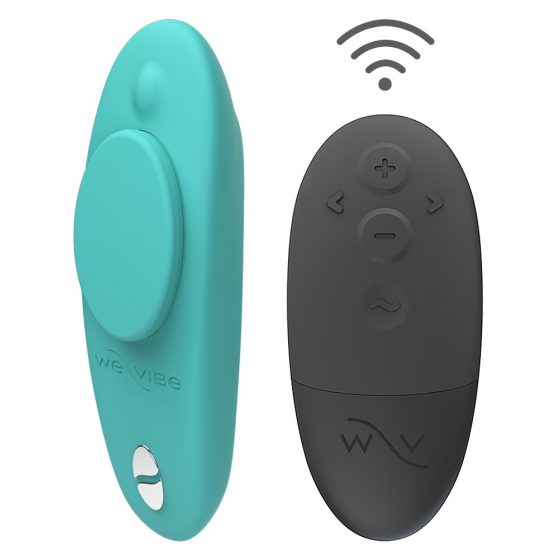 We-Vibe Moxie+ - radijsko voden, pametni klitoralni vibrator za polnjenje (turkizna)