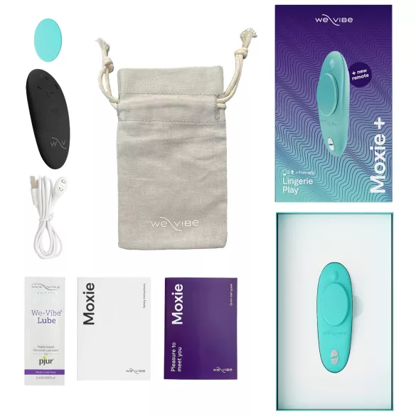 We-Vibe Moxie+ - radijski, pametni klitoralni vibrator (turkizen)