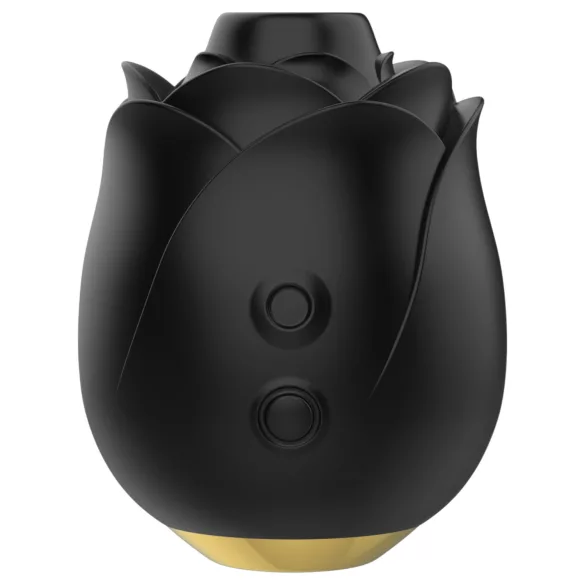 Fifty Shades of Grey - stimulacijski vibrator vrtnica z zračnimi impulzi - črna