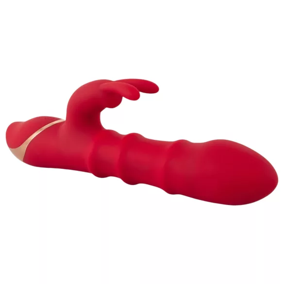 You2Toys Rabbit - vibrator z gibljivim obročkom - rdeč
