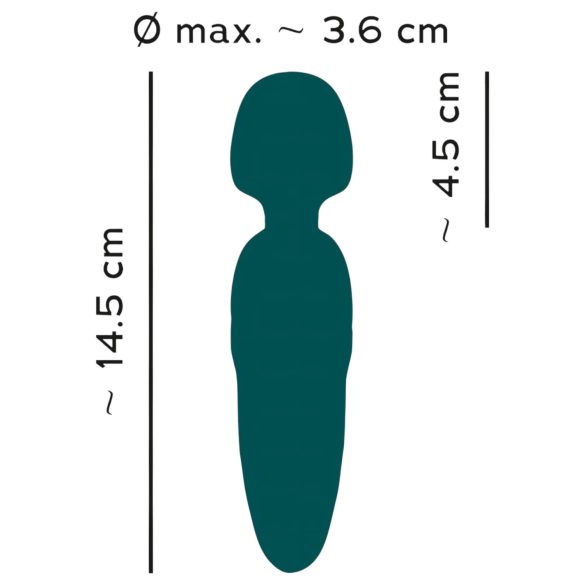 You2Toys Petite - masažni vibrator na baterijo - zeleni