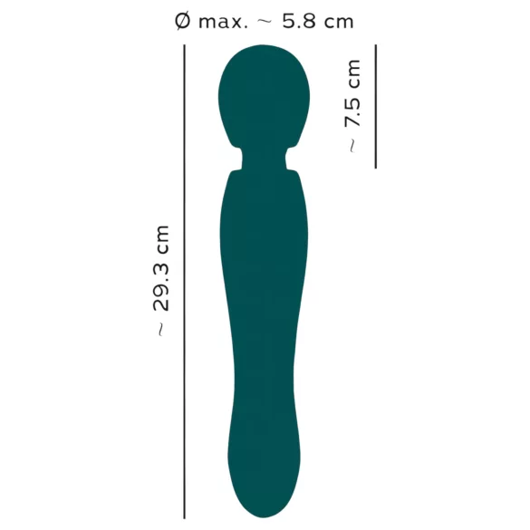 You2Toys Grande - masažni vibrator na polnjenje - zelen