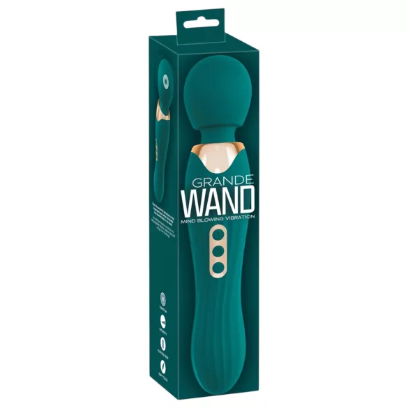 You2Toys Grande - masažni vibrator na polnjenje - zelen
