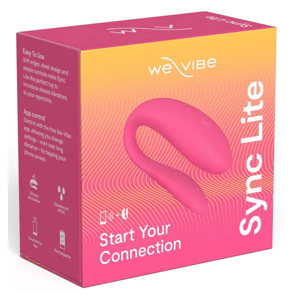We-Vibe Sync Lite - vibrator za pare - daljinsko upravljanje - roza