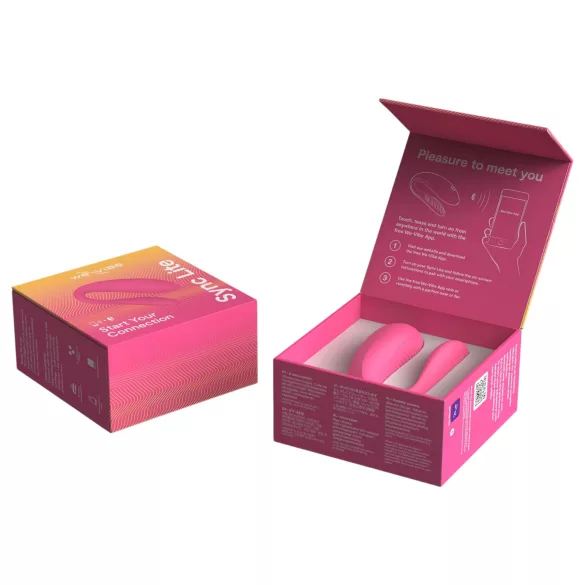 We-Vibe Sync Lite - vibrator za pare - daljinsko upravljanje - roza