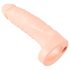 Realistixxx - strap-on analni vibrator - dvojni dildo - črna