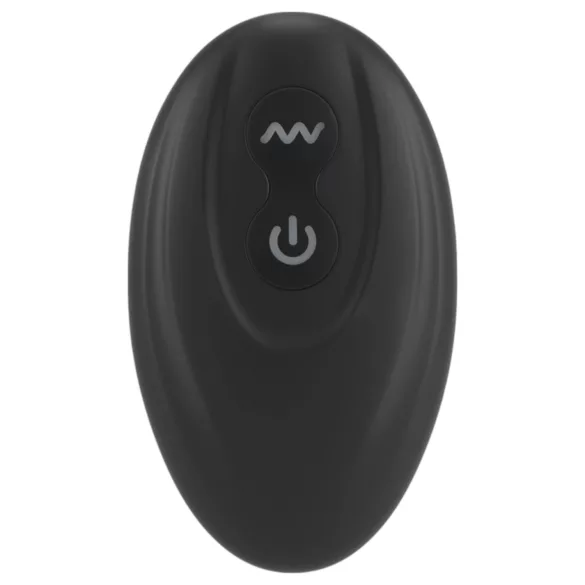 Rebel - masažer prostate z vibracijo in obročem za penis in moda - črn