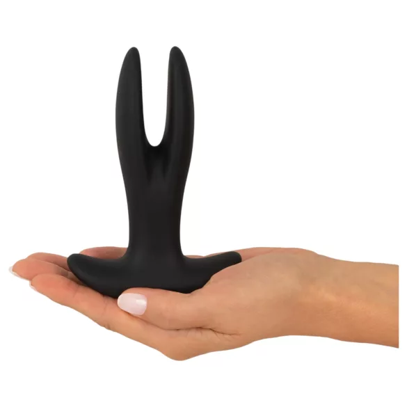 ANOS - dvojna analna vibratorja (črna)
