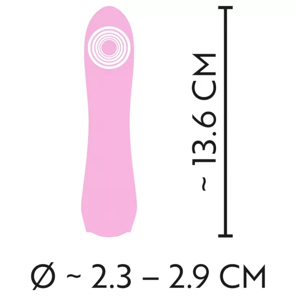Cuties Mini 4 - vibrator za točko G - vodoodporen, polnljiv - roza