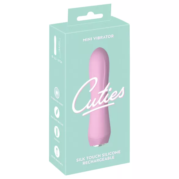 Cuties Mini 4 - vibrator za točko G - vodoodporen, polnljiv - roza