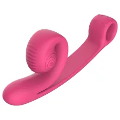   Snail Vibe Curve - vibrator za klitoris in točko G - 2v1 - roza