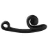 Snail Vibe Curve - 2v1 stimulacija klitorisa in vibrator (črna)