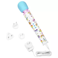 le Wand Unicorn - masažni vibrator set (mavrični)