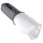 LUX Active First Class - masturbator z vrtečo glavo - bela/siva