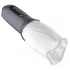 LUX Active First Class - masturbator z vrtečo glavo - bela/siva