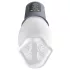 LUX Active First Class - masturbator z vrtečo glavo - bela/siva