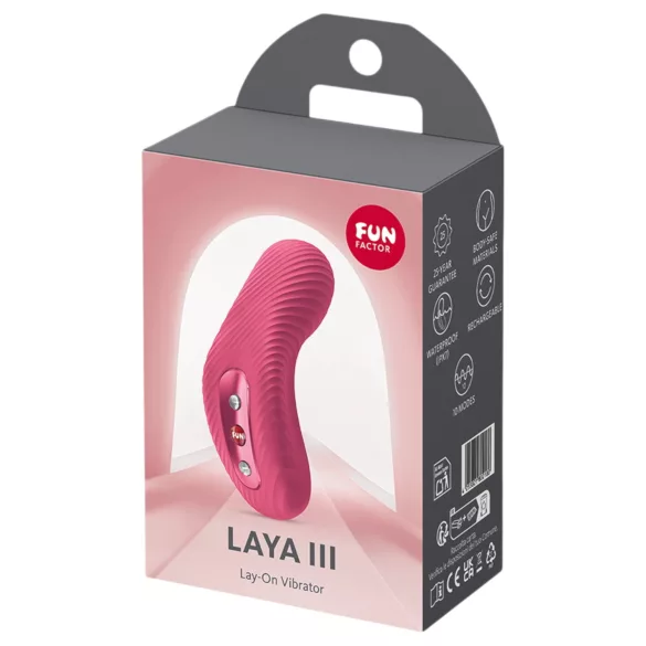 Fun Factory Laya III - vodotesni vibrator za klitoris (roza)