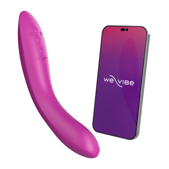 We-Vibe Rave 2 - pametni vibrator za točko G, ki ga je mogoče ponovno napolniti (roza)