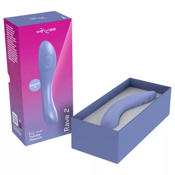 We-Vibe Rave 2 - vibrirni stimulator G-točke - pameten, polnilen - moder