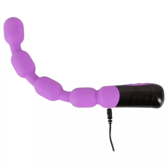 You2Toys - vibrator za G in P točko z izboklinami - vijoličen