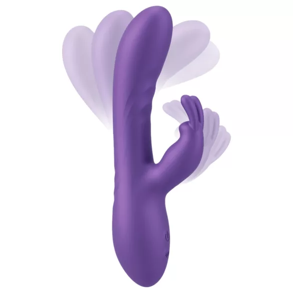 Smile - vibrator za stimulacijo klitorisa z ročajem - vijoličen