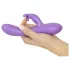 Smile - vibrator za stimulacijo klitorisa z ročajem - vijoličen