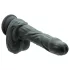 Naked Addiction - realistični vibrator z vrtenjem in sunki - črn