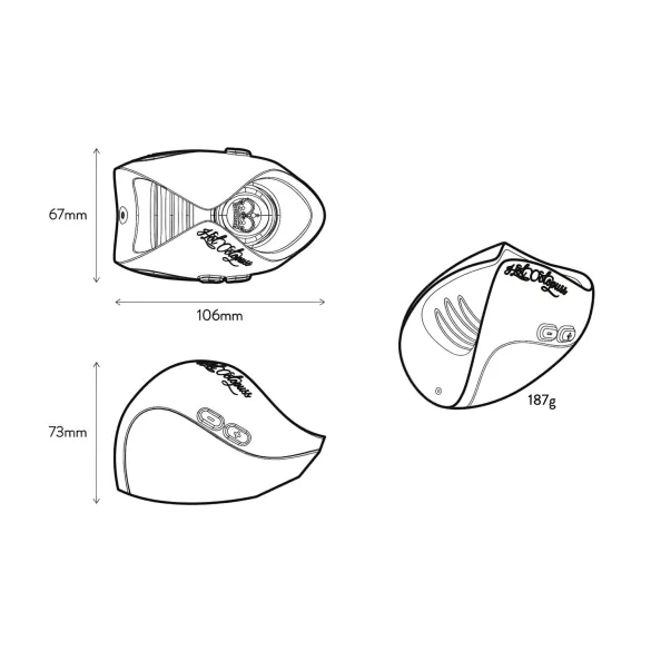 Pulse Solo Essential Dragon Eye - masturbator - posebno izdaja - modra