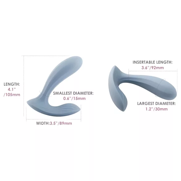 Svakom Erica - nosljiv vibrator - modra