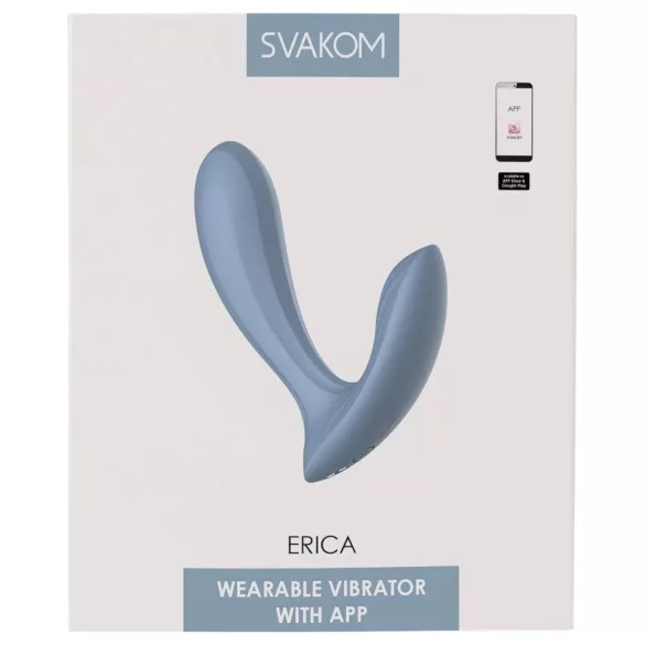 Svakom Erica - nosljiv vibrator - modra