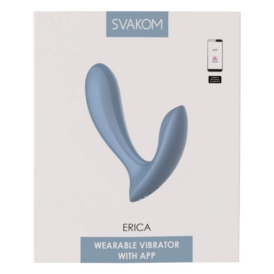 Svakom Erica - pametni nosljivi vibrator - (modra)