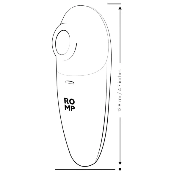 ROMP Switch X - stimulator klitorisa z zračnimi valovi - marelična barva