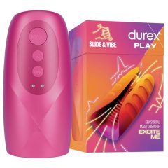   Durex Slide & Vibe - vodoodporni makro vibrator z možnostjo polnjenja (roza)