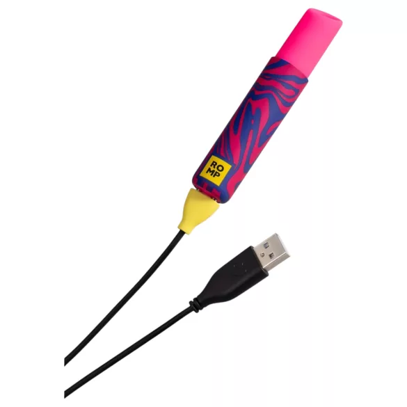 ROMP Lipstick - stimulator klitorisa na zračni val - polnljiv - roza