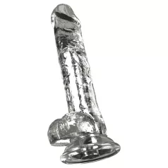 Crystal - vibrator s prisesno podlogo (prozoren)