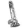Crystal - vibrator s prisesno podlogo (prozoren)