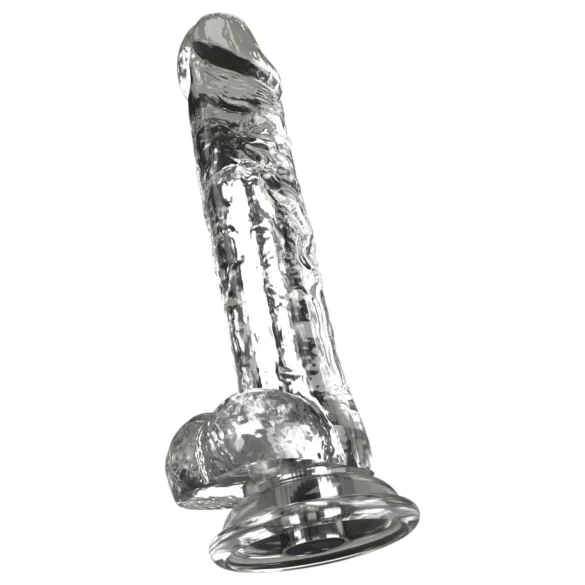 Crystal - vibrator s prisesno podlogo (prozoren)
