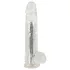 Crystal - vibrator s prisesno podlogo (prozoren)