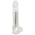 Crystal - vibrator s prisesno podlogo (prozoren)
