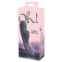 You2Toys - Oh! Rabbit vibrator z nastavkom za klitoris (črn)
