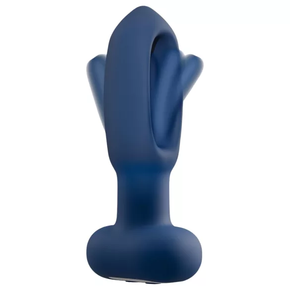 ANOS - analni vibrator z jezičkom - modra