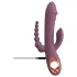 You2Toys - vibrator za ženske z vibracijami, trojni krak - vijoličen