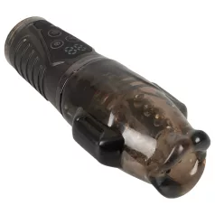 Stroker - masturbator z vakuumom in vibracijami - siva