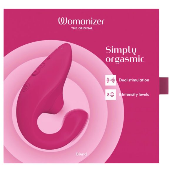 Womanizer Blend - vibrator za točko G in klitoralni stimulator (roza)